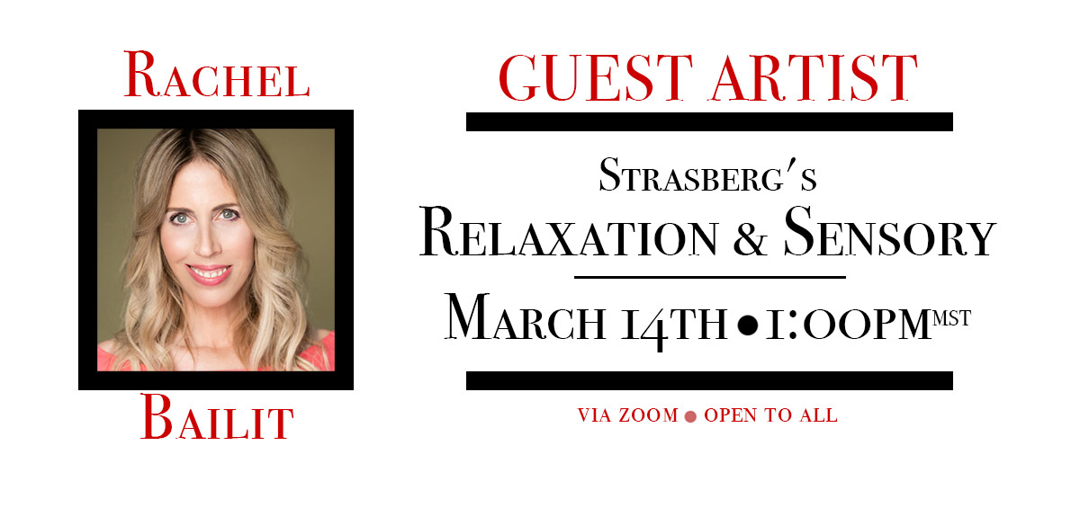 Sensory & Relaxation Workshop with Rachel Bailit ~ Sunday, March 14th @ 1pm MST. via Zoom.